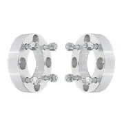 2 Wheel Adapters Spacers 4x4.5 (4x114.3) 1.5" Inch Thick 12x1.5 Studs