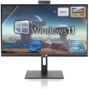 All IN One 24 " Core I3 RAM 8gb SSD 2tb Full HD Touchscreen PC Windows 11 Pro _