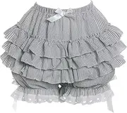 [Mikan Tsumiki] Bloomers for Women Kawaii Lace Ruffle Shorts Victorian Pantloons Pumpkin Pants
