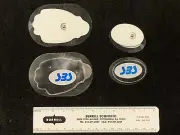 4 Piece Replacement Electrode Gel Pads for TENS Unit - 2 Large and 2 Small