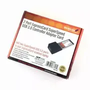 StarTech ECUSB3S2 2 Port ExpressCard Superspeed USB 3.0 Controller Adapter Card