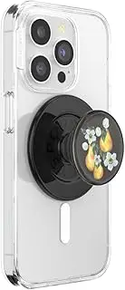 PopSockets Round Phone Grip Compatible with MagSafe, Adapter Ring Included, Phone Holder, Wireless Charging Compatible - Pear Blossom
