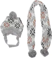 JUMPLAWN 1 Set Xmas Pet Accessories Christmas Dog Hat Scarf Warm Knitted Cap and Scarf for Dogs Comfortable and Breathable Holiday Outfit for Christmas Parties