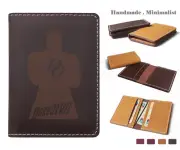Daredevil Quality Genuine Leather Money Wallet Minimalis Slim Credit Card Holder