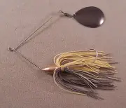 Bass Fishing Lure DR Custom Spinnerbait 1/2 oz, With 1 Plastic Colorado Blade