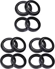 41x54x11 Motorcycle Front Fork Damper Oil Seal Dust Cover for TT250 TT350 TT 250 350 XTZ600 XT600 TENERE XTZ XT 600 1LN-23145-00(6pc Seal 6pc Cover)