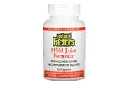 Natural Factors, MSM Joint Formula with Glucosamine & Chondroitin Sulfate, 90 Capsules