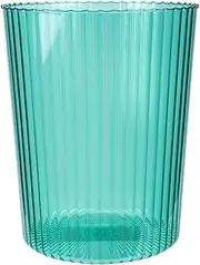BESPORTBLE Transparent Trash Can Basket Bins Waste Basket Automobile Trash Can Garbage Can for Office Round Garbage Can Office Trash Bin Small Garbage Bin Travel The Pet Household Round Table