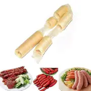 14m Collagen Sausage Casing Skins 22mm Long Small Breakfast Sausages Tools Hfmqv