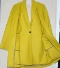 Rag & Bone Mustard Yellow Kaye Wool Blend Vest +Coat Size: 4