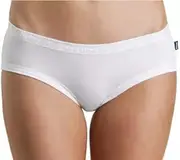 [Generic] 6 Pairs Hipster Boyleg Briefs Womens Underwear - White W1093s