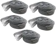 Hohopeti Rodent Barrier Tool 5pcs Steel Wool Mesh for Mice Hole Filler Steel Wool Pads Against Mice Garage Door Seal Ventilation Protection