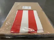 NEW IKEA KARLSTAD Add-On Chaise Lounge Cover Slipcover - Rannebo Red / White