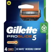 Gillette Fusion Proglide 5 Power Razor Blades 4 Pack