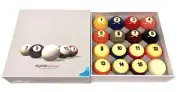 New Dynashere Silver Ball Set - 2 1/4" Pool Ball Set - Free US SHIPPING