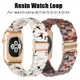 透明環樹脂錶帶兼容 apple Watch Ultra 8 7 49mm 44Mm 40Mm 42Mm 38Mm 41
