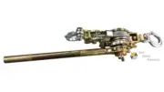 2 TON CABLE RATCHETIN LEVER HOIST HAND PULLER COME ALONG 2 HOOK - 0900132