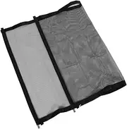 EXHUMKY Pet Gate Mesh Barrier for Dogs Cats Easy Installation Safety Gate for Indoor Use Portable Pet Cloth Barrier for Home Decor