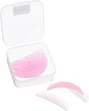 DECOMELODY Silicone Lash Curler Pads Set 6 Pairs Easy Stick-on Lifting Pads for Lash Perm Soft Comfortable Reusable for Long Use