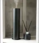 Mini Scent Oil Diffuser - AROMA Diffuser SILVER or BLACK W/Remote C.- STUDIO PRO