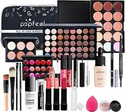 Joyeee All-in-One Makeup Gift Set - Travel Kit With Lipgloss, Lipstick, Concealer, Blushes, Powder, Eyeshadow Palette - Complete Starter Bundle for Teen Girls & Adults #2
