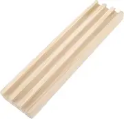 Kisangel Wooden Domino Rack with Non Slip Base DIY Domino Trays for Tabletop Games Pinewood Design Accessory for Game Nights and Creative Crafting