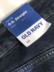 Old Navy O.G. Straight High Rise Ankle Jeans Secret Slim Pockets Sz 24 NWT