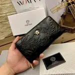 彤妹二手全新/VERSACE 范思哲長夾 男生長夾 男士長夾 男生錢包 品牌皮夾 錢夾 高端品質 經典黑色