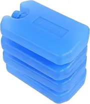 4 Pcs Cooler Ice Packs: Reusable Fillable Ice Container for Coolers Freezer Packs for Lunch Box - Camping Supplies