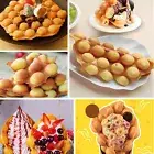 30-Hole Egg Puff Maker Non Stick Aluminium Alloy Egg Puff Mold Pan For Home US