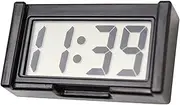 Small Digital Clock, Digital Clock for Car Dashboard, Battery Operated Car Dashboard Digital Clock, Adhesive Vehicle Electronic Clocks with LCD Time, Portable Car Accessories for Car, Truck
