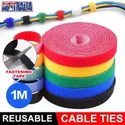 Reusable Cable Straps Cable Wire Ties for Cords Cable Management Hook Organiser