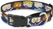 Dog Collar Martingale Rugrats Group Pose 11 to 17 Inches 1.0 Inch Wide