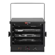 Black 7500 Watt 240 Volt Electric Garage Heater Fan Rugged Light Utility Warmer