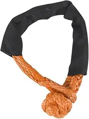 xinyee Synthetic Soft Shackle, Soft Shackle Recovery Rope with Sleeves for Boating ATV UTV SUV Truck Off-Road Recovery (Orange)