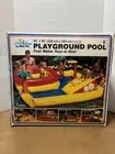 Intex Wet Set Inflatable Pool Sports Center Playground Swim 90”x 90” Vtg 98 Rare