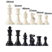 High Quality Chess Game King High 97mm / 77mm / 64mm Medieval Chess Set Without Chessboard 32 Chess Pieces / Set Play Chess Set