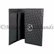 Glam Rock Black High Quality Hand Braided Techno Silk Ladies Wallet RWL001-01 SM