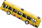 UPKOCH Alloy Bus Model Car Toy for Toddlers Boys Boys and Girls Pull Back Simulation Toy Material Safe for Long Use