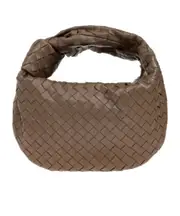 Woven pattern handbag One size Brown