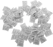 100pcs Gel Silica Gel Packets Moisture Absorber Packets for Storage Shoes Jewelry Electronics