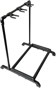 JWQFBC Multi-guitar Rack Guitar Support, Light Metal Music Music Stand 3 Portable Metal Lines for Banjo Electric Guitars