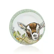 Everything Kitchens 10.5" Dinner Plate | Caprine Caper Baby Goat