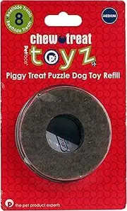 Petface Piggy Treat Dispenser with 8 Refills Puzzle Toy,Small