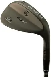 Cleveland CG12 Black Pearl Wedge (Men's Left-Handed, 48 Degree Loft, Standard Bounce, Traction Steel Shaft)