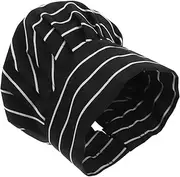 [PACKOVE] Adjustable Adult Chef Cap Versatile Kitchen Cooking Hat with Stylish Pleats for Professional Use Hotels Bakeries and Culinary Settings