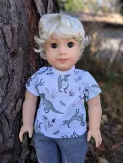 Clint Custom American Girl Boy Doll OOAK Pale Blonde Hair Hazel Eyes Classic