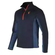 NEW!!! Spyder Men's Half-Zip Outbound Stryke Sweater Jacket (Navy & Size Medium)