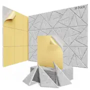 18 pack Acoustic Panels With Self-Adhesive 12"X 12"X 0.4"Sound Proof Foam Pan...