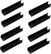 ERINGOGO Dog Fence Accessories 8pcs u Shape Groove for Pet Gate Fittings Stair Safety Gate Parts Lightweight and Portable
